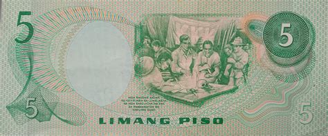 5 Piso (Ang Bagong Lipunan; Seal type 4) .